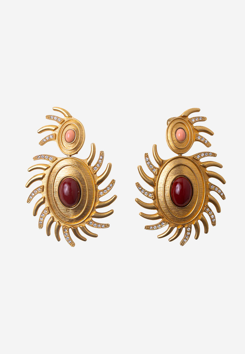 Sun earrings