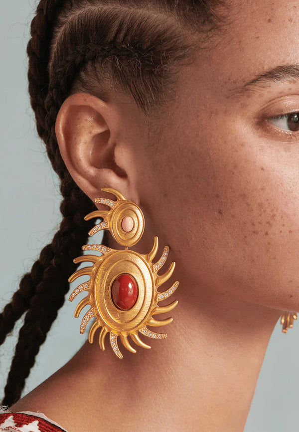 Sun earrings