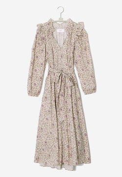 Isley floral-print midi dress