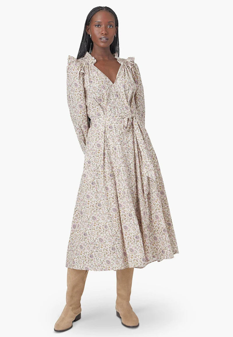 Isley floral-print midi dress