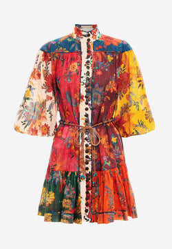 Ginger lantern mini dress