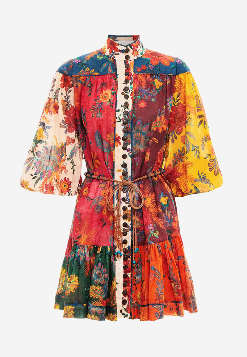 Ginger lantern mini dress
