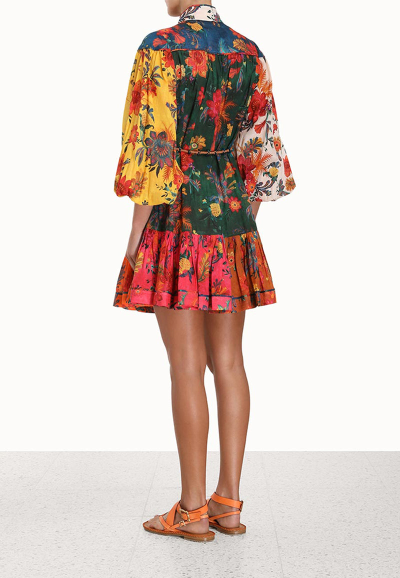 Ginger lantern mini dress